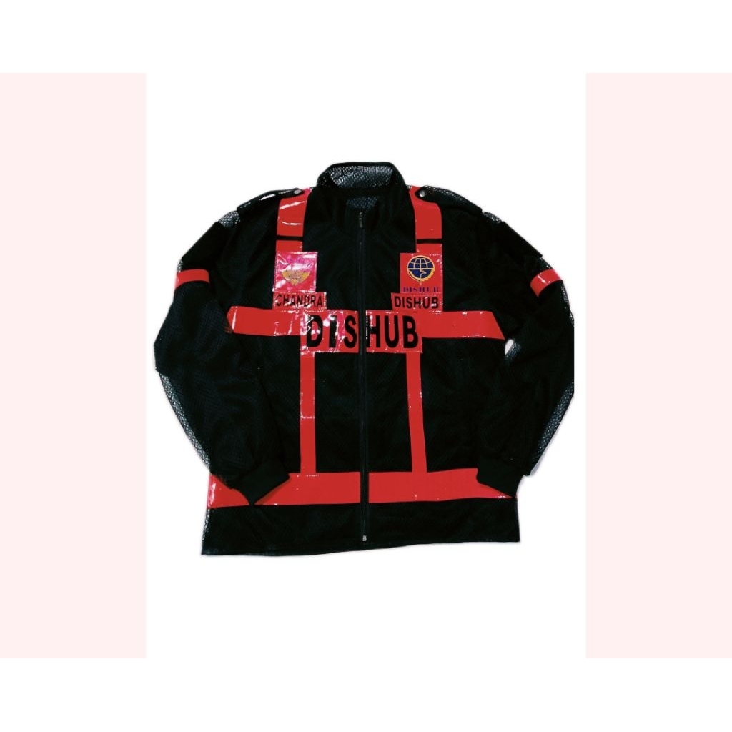 JAKET JALA/JARING  DISHUB LIS SCOUTLIGT ORANGE MENYALA