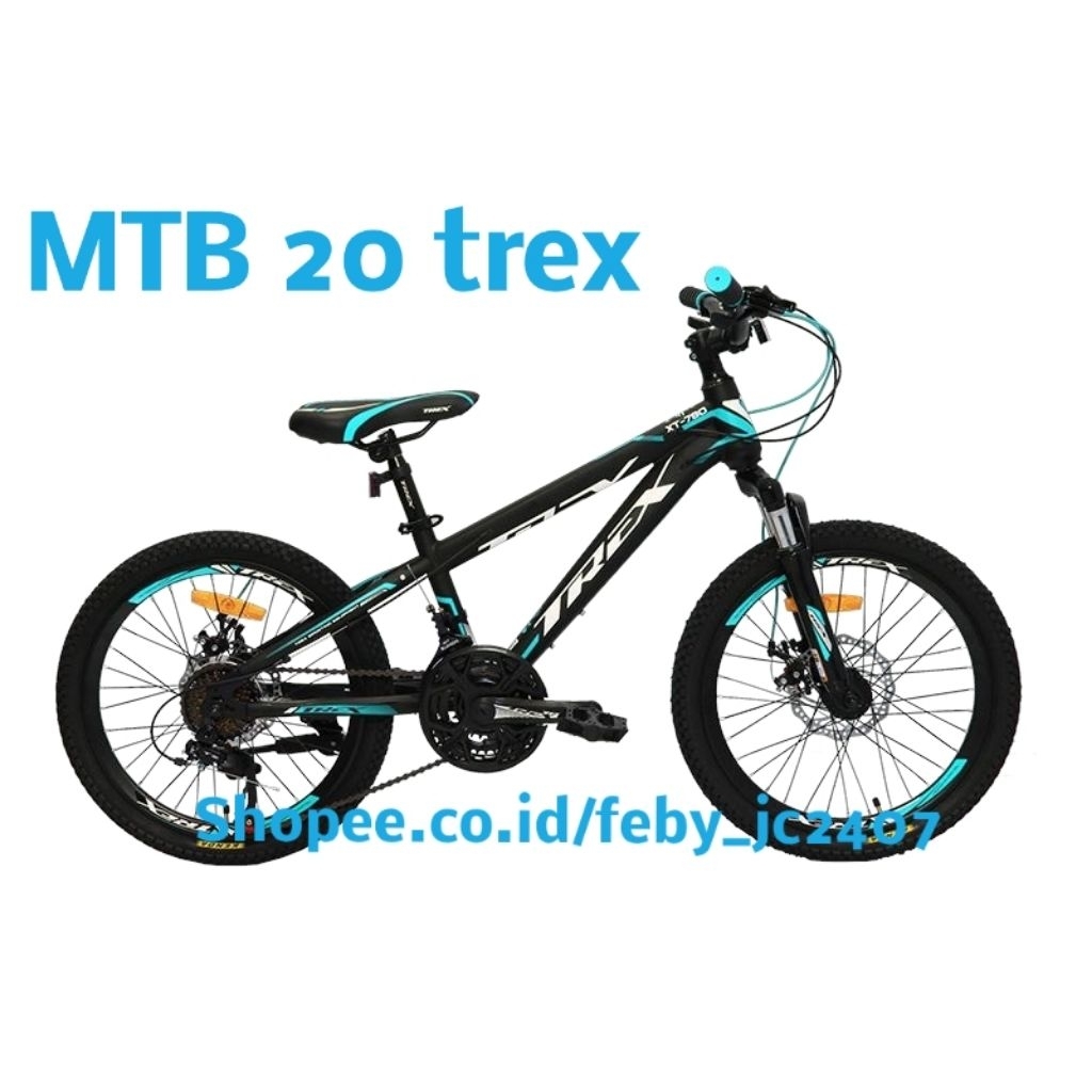 Trex Sepeda Gunung Anak Mtb 20" Xt 780 New 21 Speed