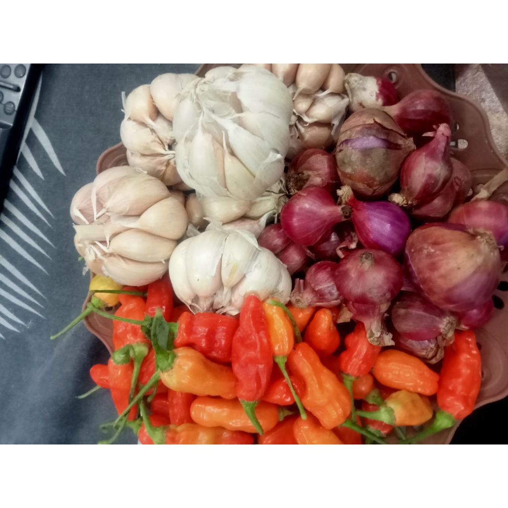 

Paket Hemat 10rb dapat 3 Macam (Bawang merah, Bawang putih, Cabe rawit/cengek/