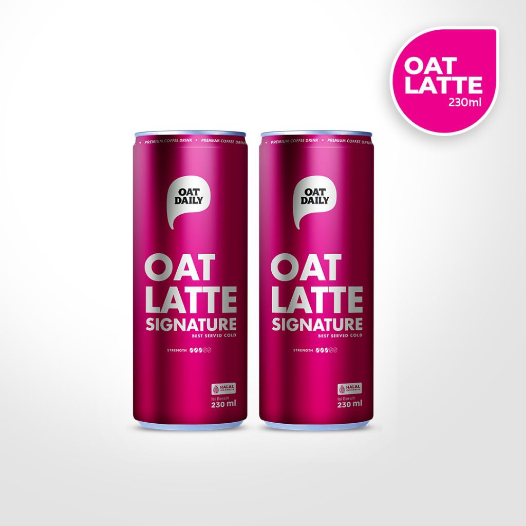 

OAT DAILY Coffee Oat Latte Signature (2pcs) - Minuman Kaleng 230ml