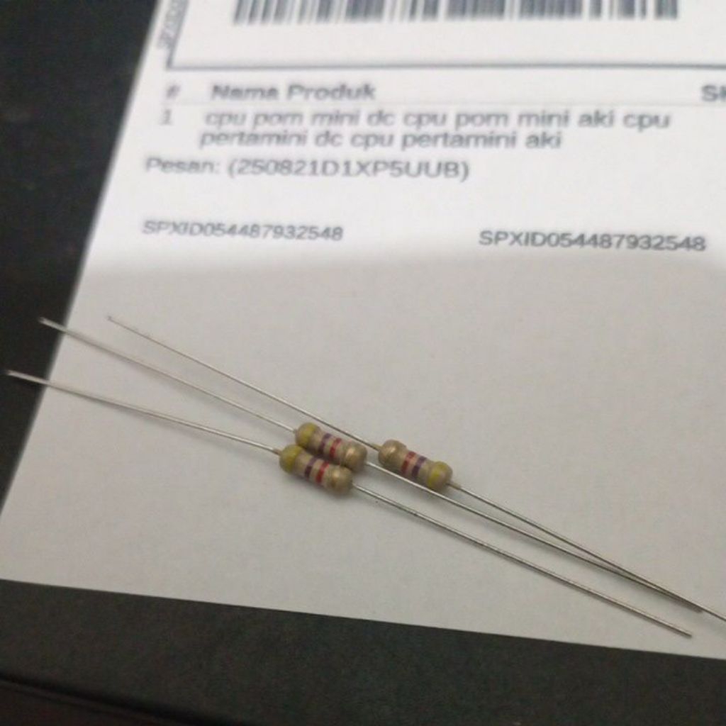 resistor 4k7 ohm 1/4 watt resistor 4k7 1/4w resistor 4K71/4 w