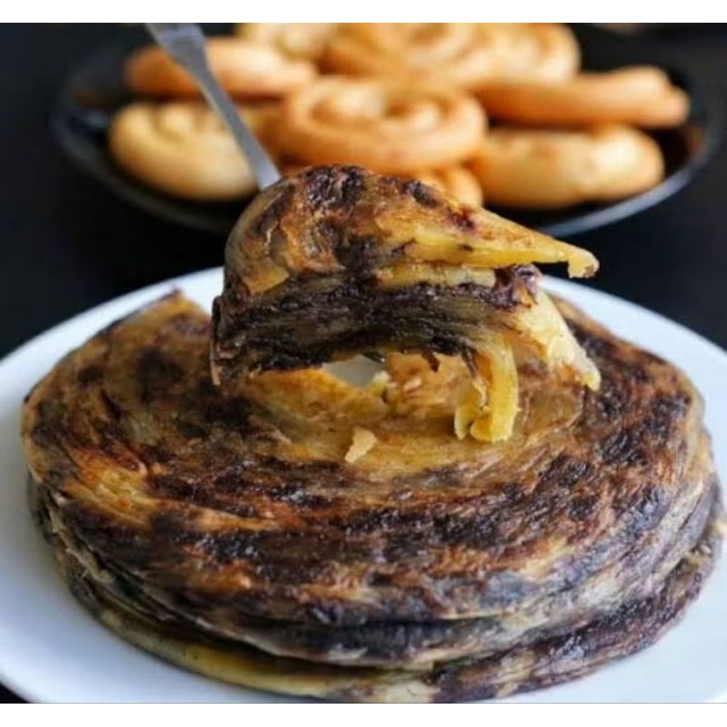 

Roti Maryam Original/coklat/daging pedas Frozen – Praktis Tinggal Panggang / Goreng