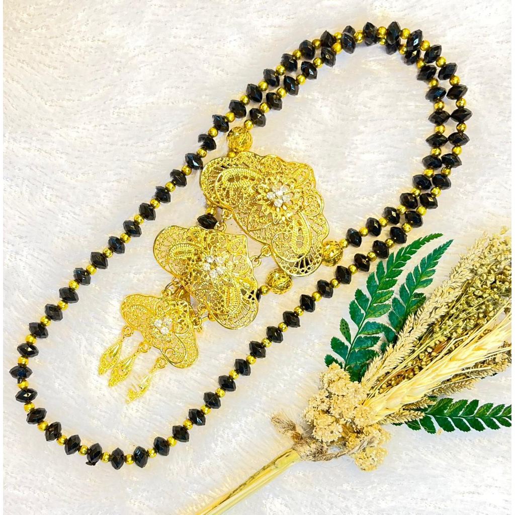 kalung bros susun wanita terbaru/kalung bros kebaya/kalung bros 1set terbaru 2025