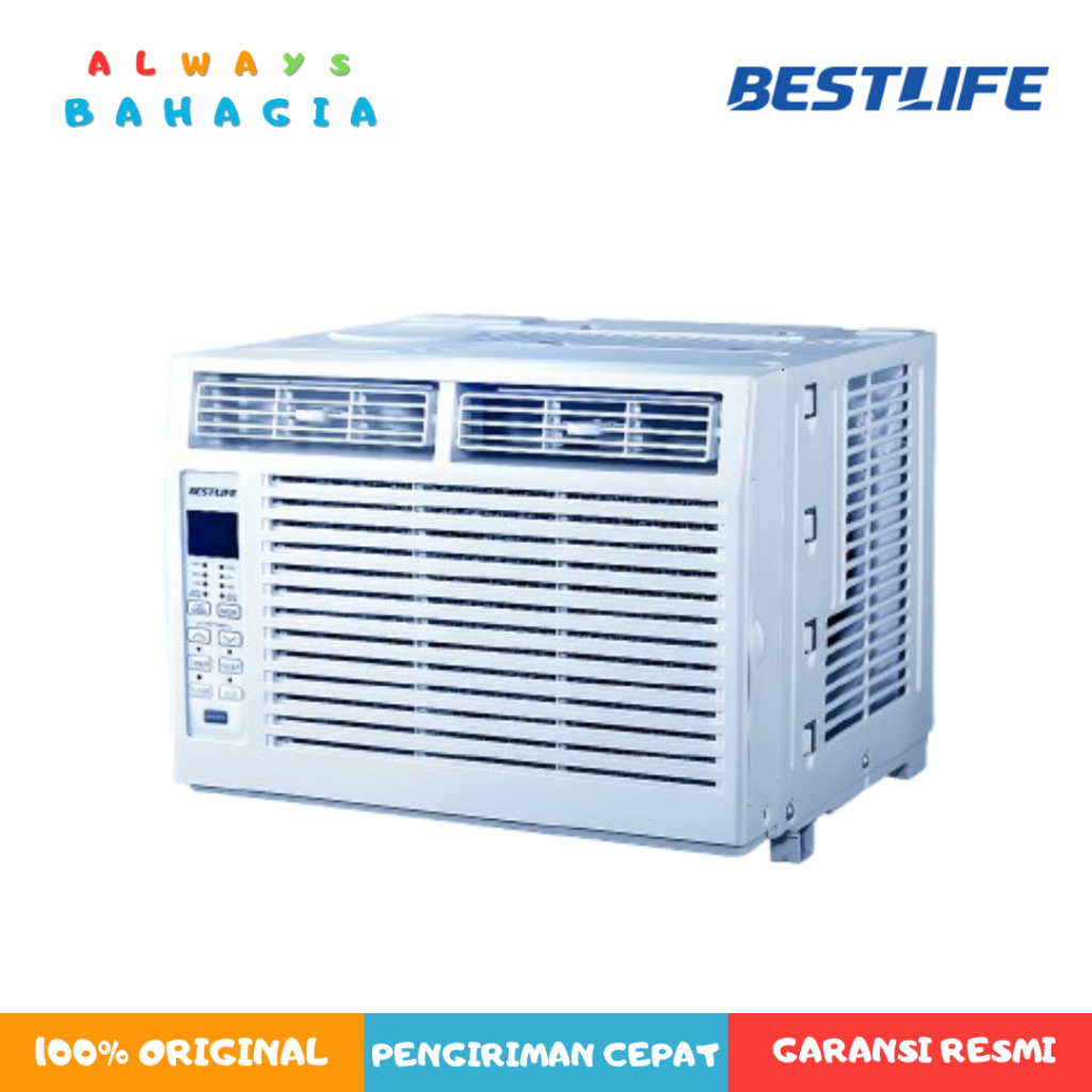 Bestlife BWA-05PLD 0.5 PK Eco Mode AC 5000 BTU AC Window hemat listrik