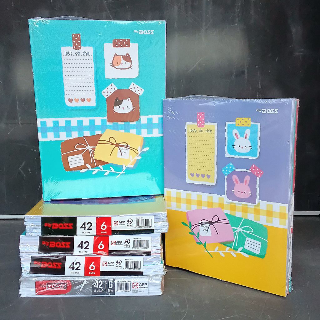 

Buku Tulis Big Boss 42 Lembar Campus ( Pak 6 Buku ) [ Original ]