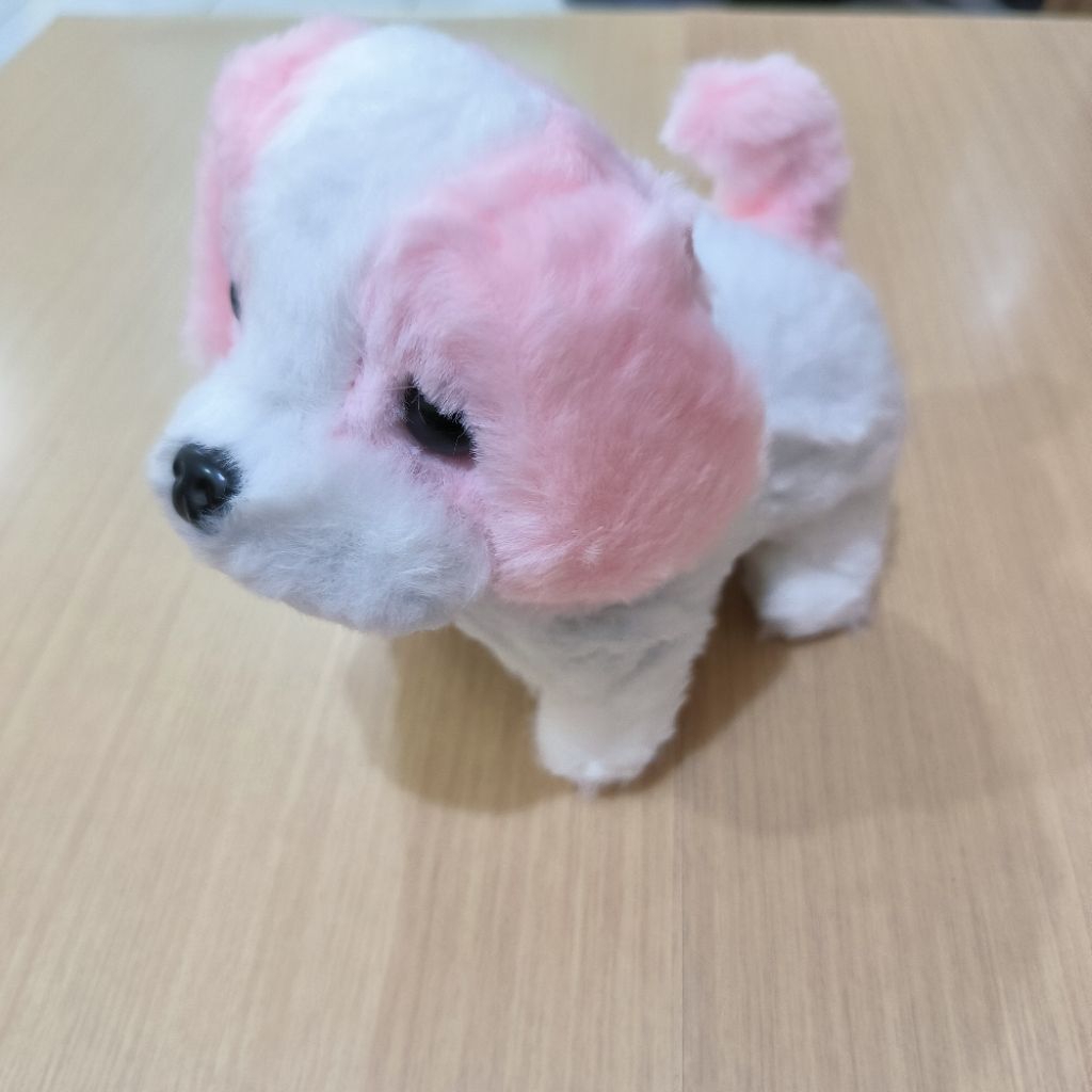 mainan anak anjing bunyi / anjing gerak / mainan anjing lucu