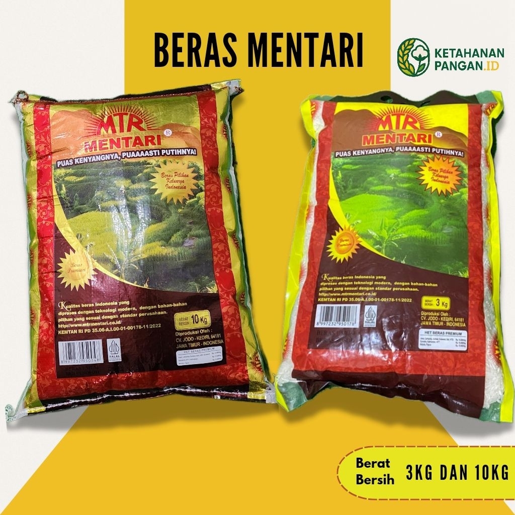 

BERAS MENTARI 10 KG