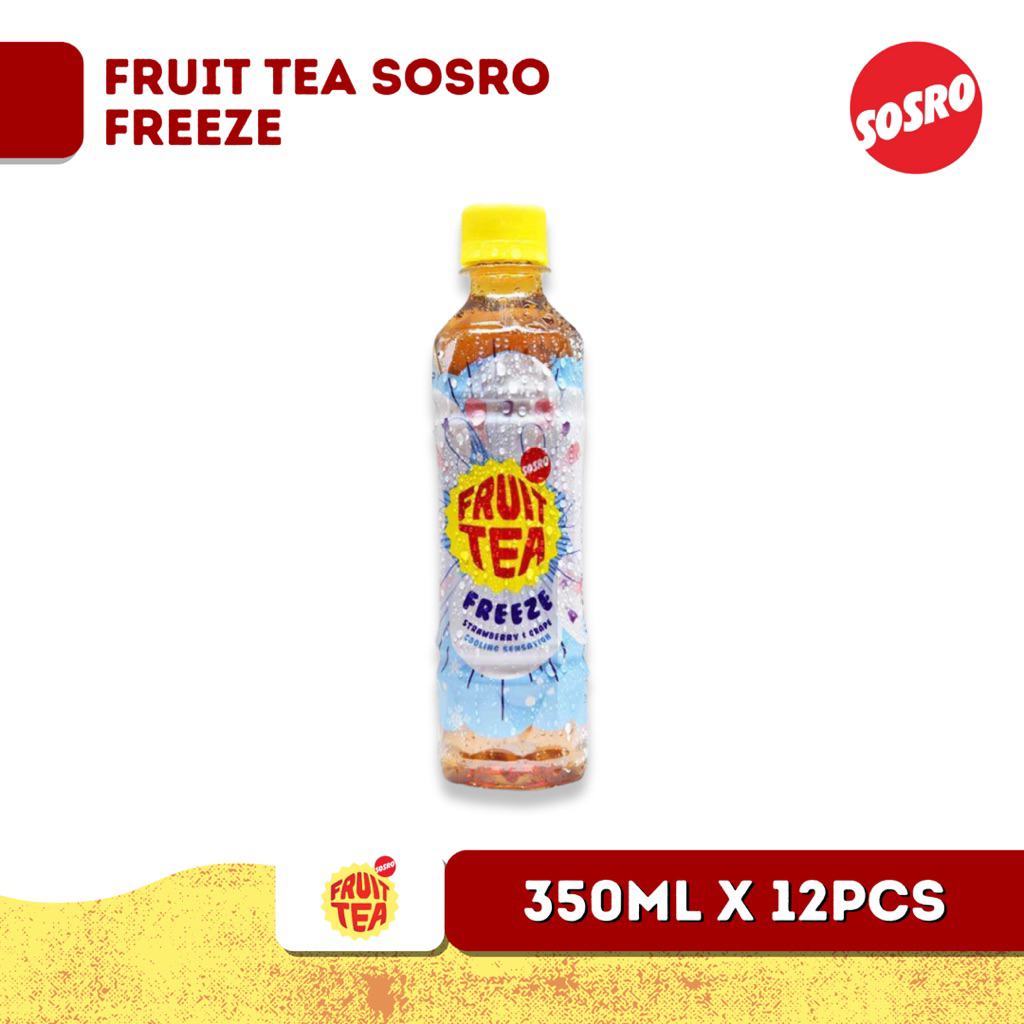 

Fruit Tea Botol PET Rasa Freeze 350 ml satu dus isi 12