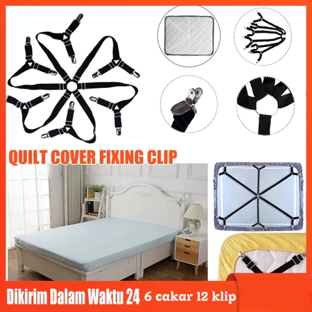 Pengait Sprei Kasur / Pengait Sudut Sprei / Penjepit Sprei Kasur / Jepitan Sprei