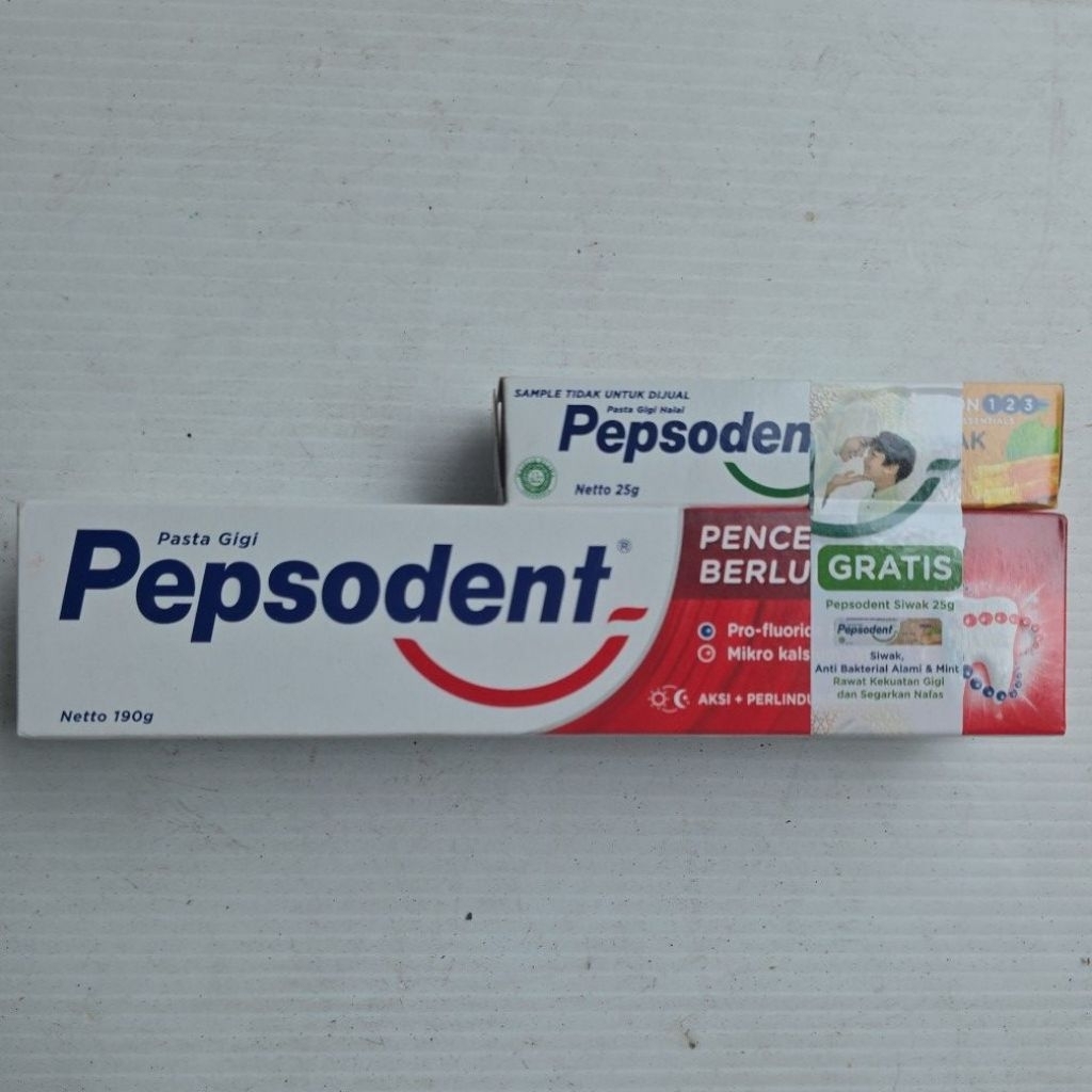 Pasta Gigi PEPSODENT 190Gr Free 25Gr