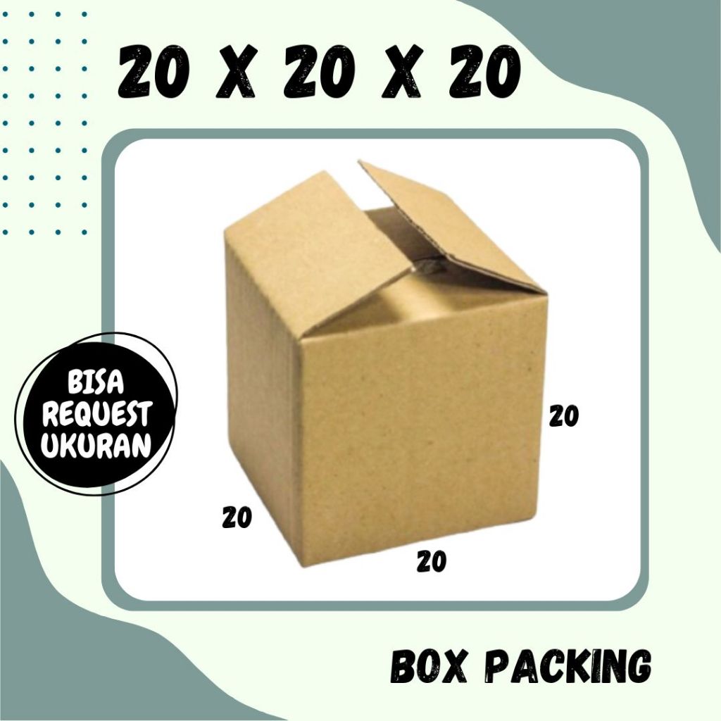 

Kardus 20x20x20 Packing A1 Karton Kotak Kemasan Olshop Dus Madu Botol Gelas Air Minum Sahabat UMKM