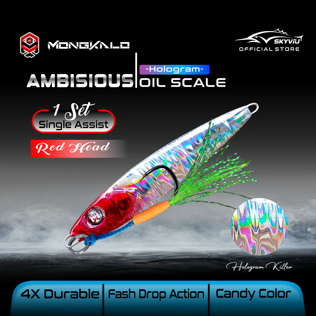 Mongkalo Ambisious Minyak noGID noMotif Candy 20 Red-Head