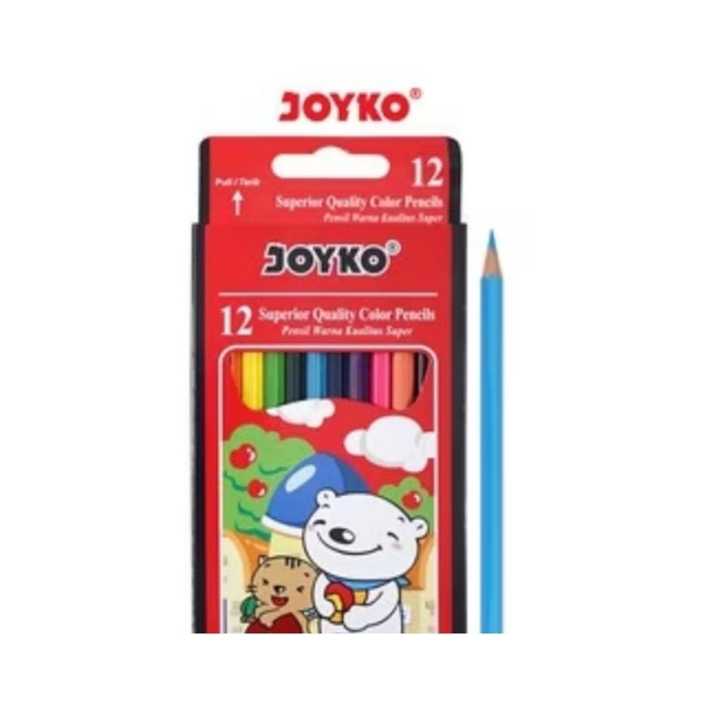 

Joyko Pencil Warna Superior Quality Color Pencils hexagonal 12 Warna CP-12PB