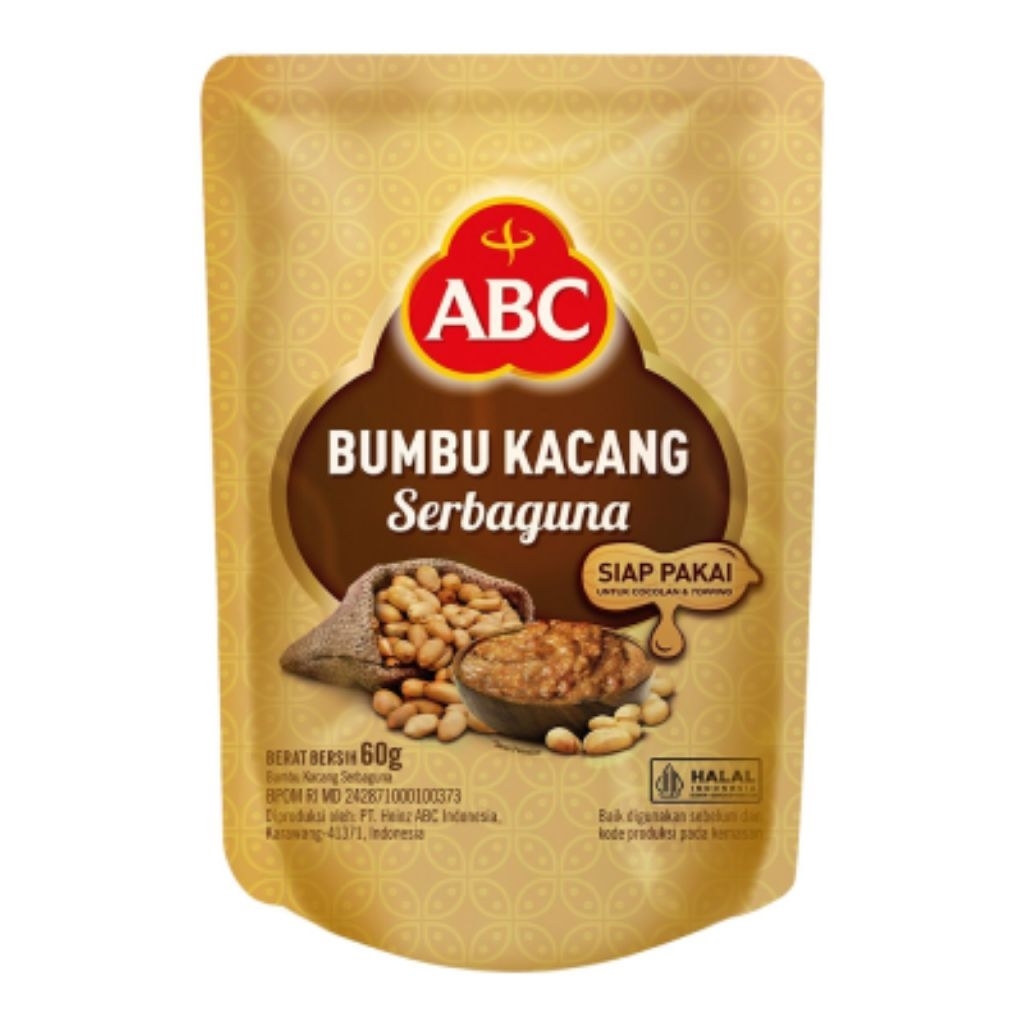 

ABC Saus Bumbu Kacang Serbaguna Pouch 60 g