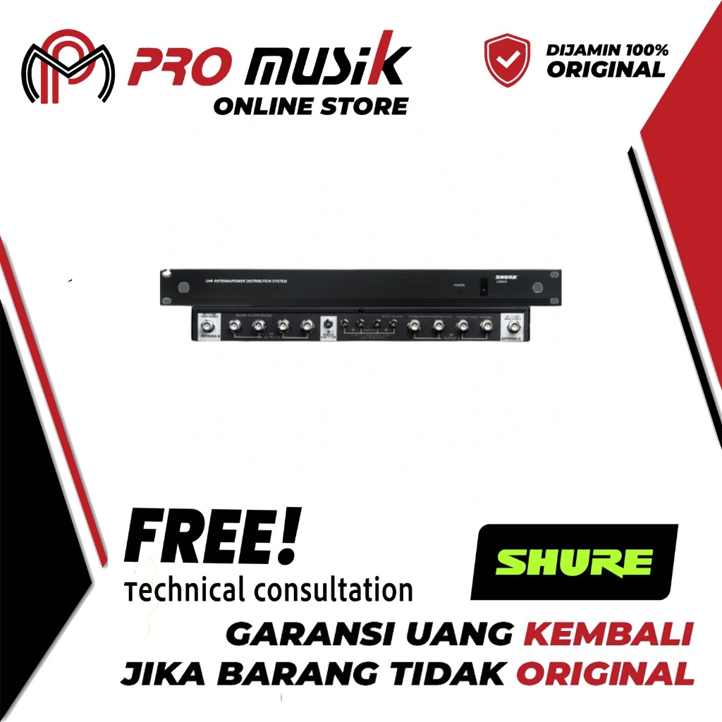 Shure UA844 + SWB Antenna Distribution System
