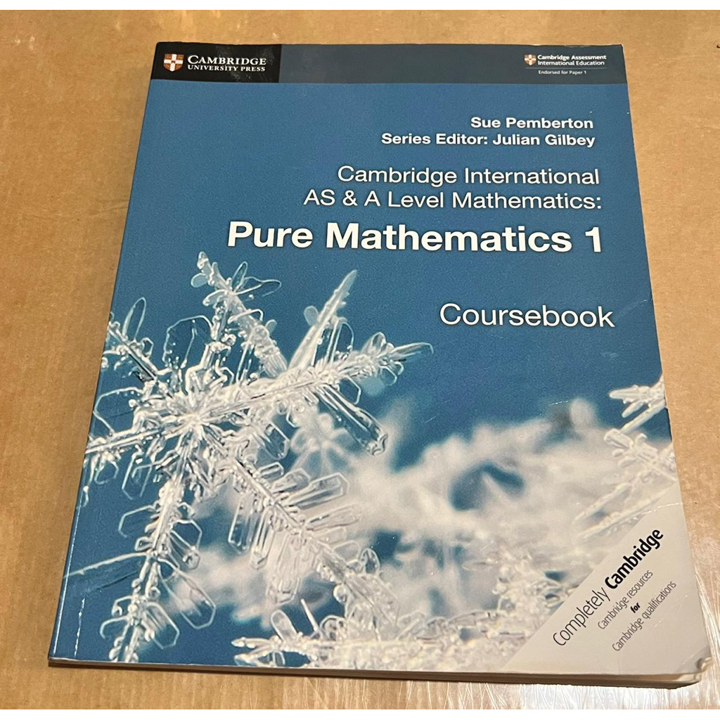 Cambridge International AS & A Level Mathematics: Pure Mathematics 1 Coursebook