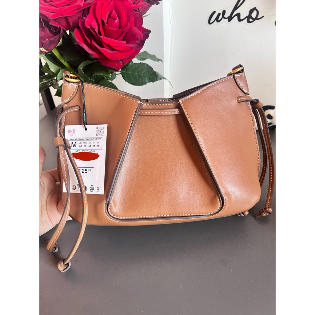 ZARA Pleated Mini Bag