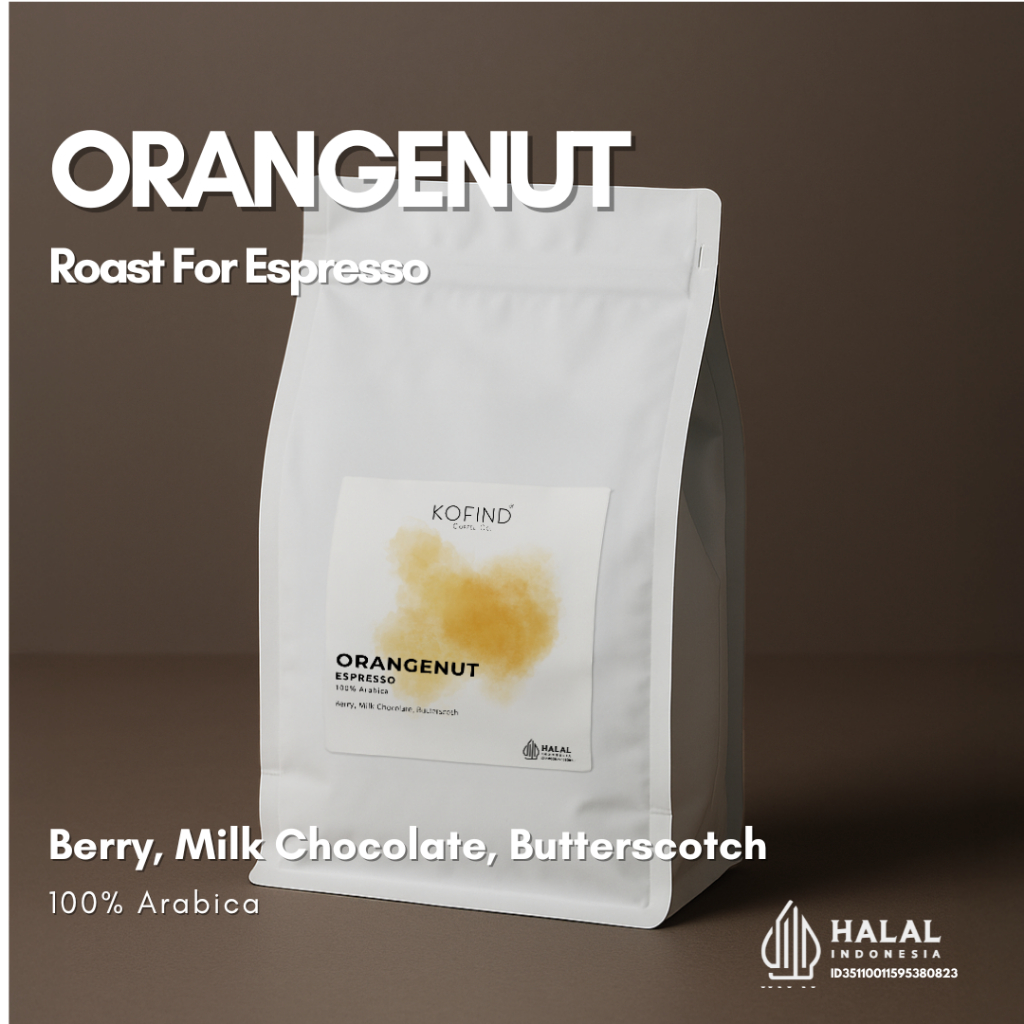

Orangenut Espresso (100% Arabica) - Biji Kopi Espresso