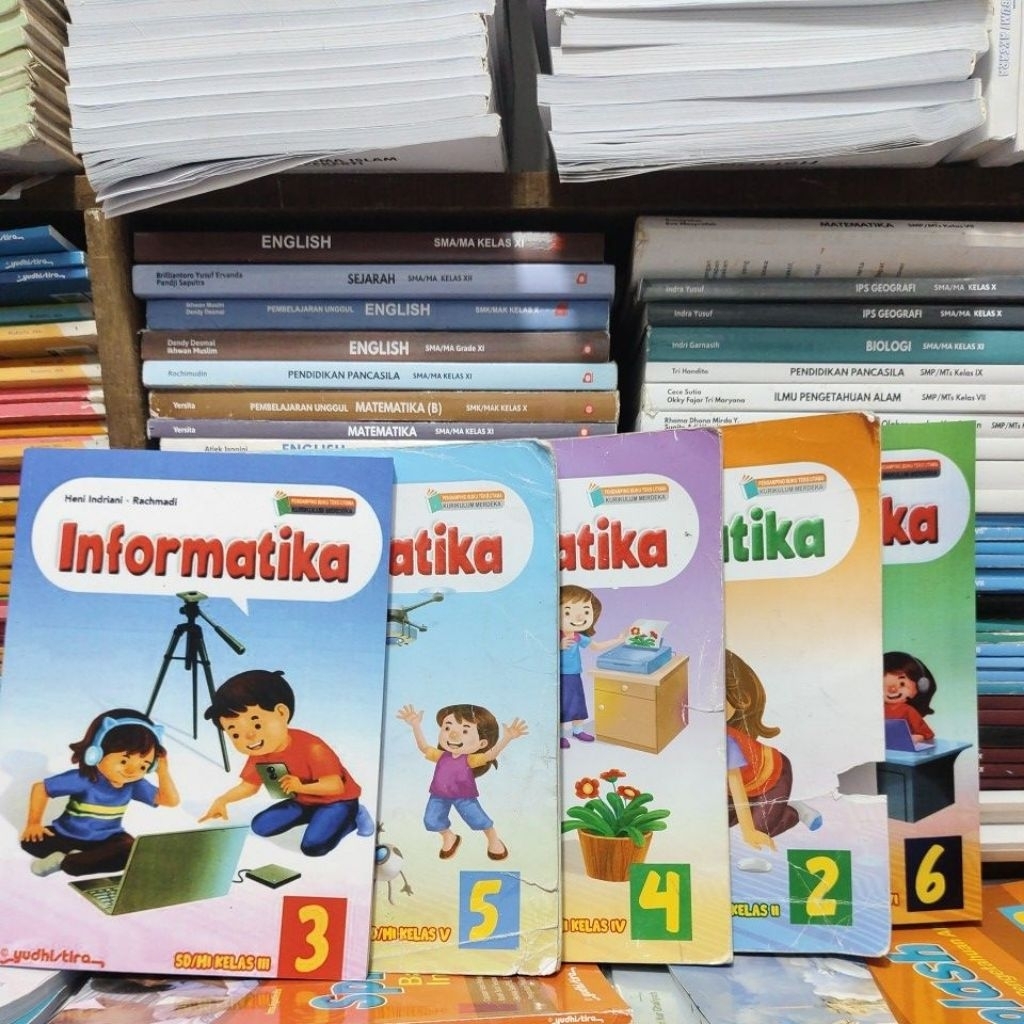 Informatika kelas 1,2,3,4,5,6 SD kurikulum Merdeka Yudhistira