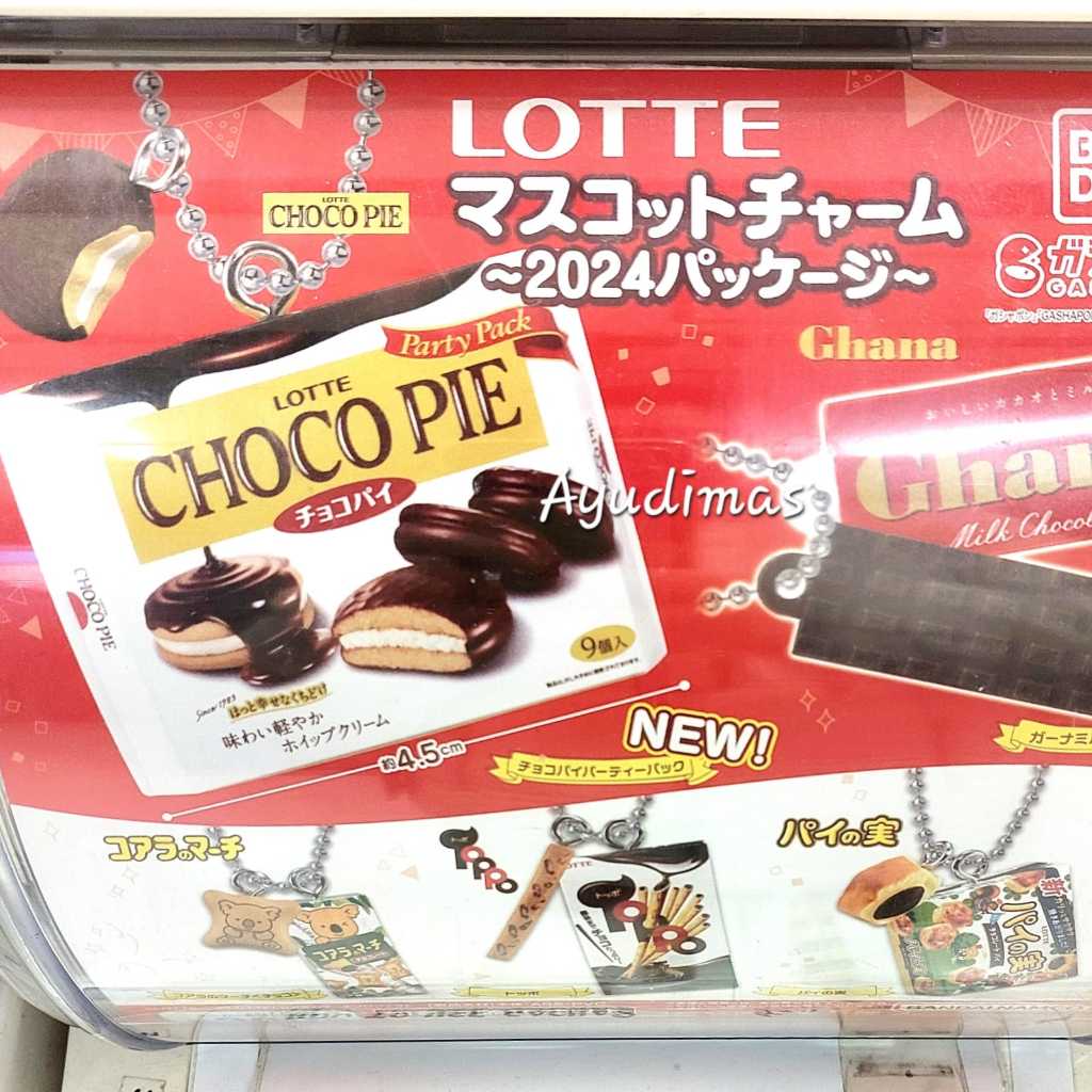 Lotte Japan Snack  Gashapon - Capsule Gacha - Mainan kapsul