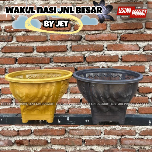 ( 6 PCS ) WAKUL BOBOKO NASI JET JNL BESAR | BAKUL NASI | BAKUL PLASTIK | WAKUL NASI | WAKUL PLASTIK 