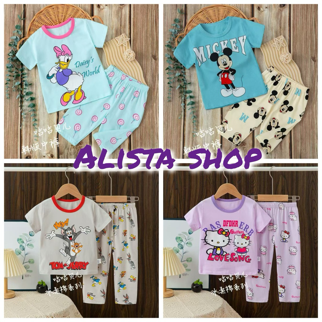 21.CP DAN HPL JIJIBEIER  DLL SETELAN PIYAMA ORGANIK ANAK SUPER PREMIUM