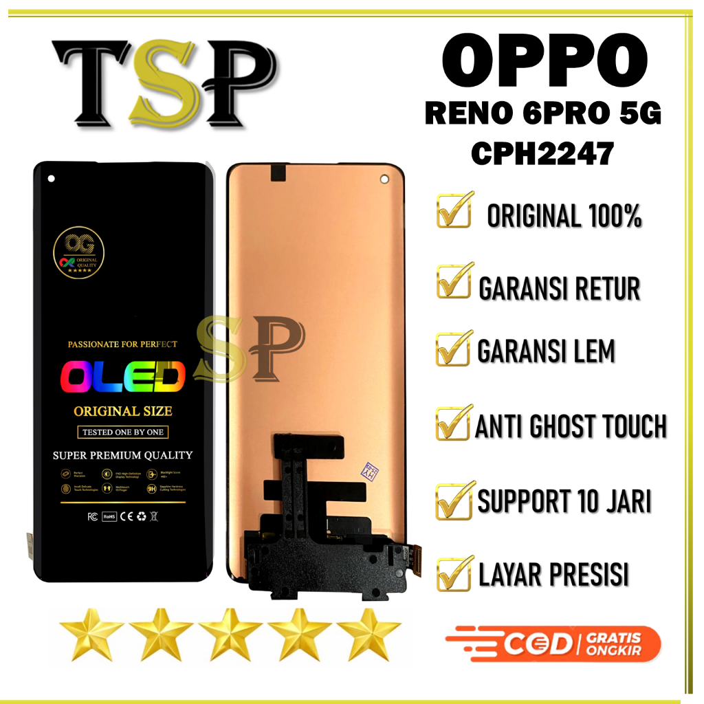 LCD TOUCHSCREEN OPPO RENO 6 PRO 5G / CPH2247