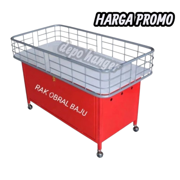 RAK OBRAL WAGON  BOX OBRAL  KERANJANG OBRAL