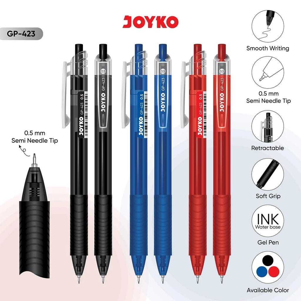 

JOYKO Gel Pen Pulpen Pena GP-423 0.5 mm