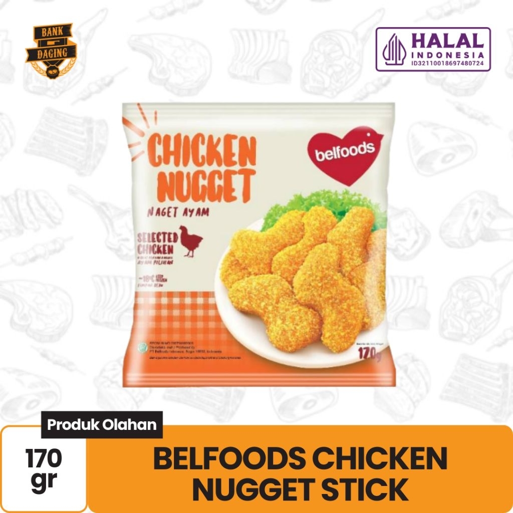 

BELFOODS CHICKEN NUGGET STICK 170GR
