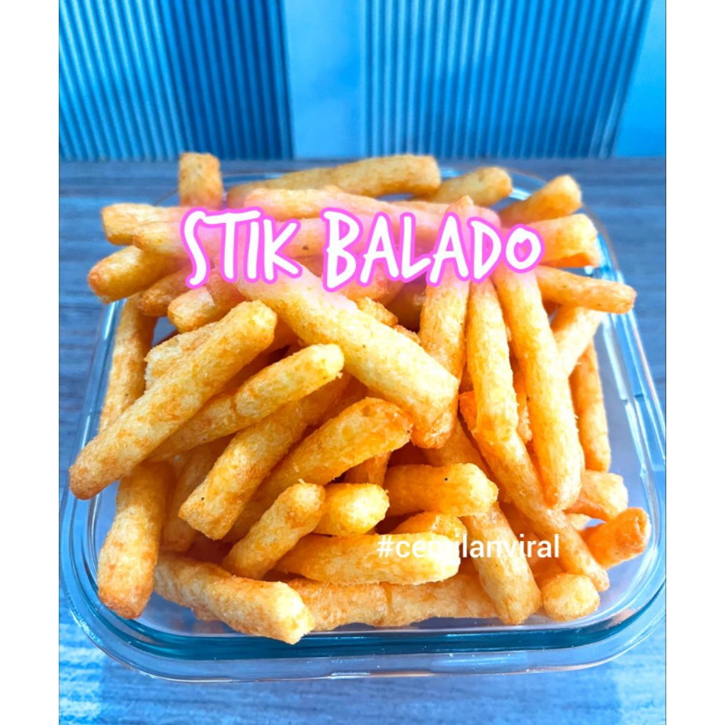 

Cemilan Viral Stik Balado Pedas Renyah Gurih Camilan Food Snack Crispy Stick
