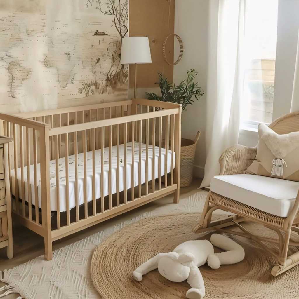 empat tidur bayi kayu box bayi Tempat Tidur bayi box bayi tempat tidur Tempat tidur anak