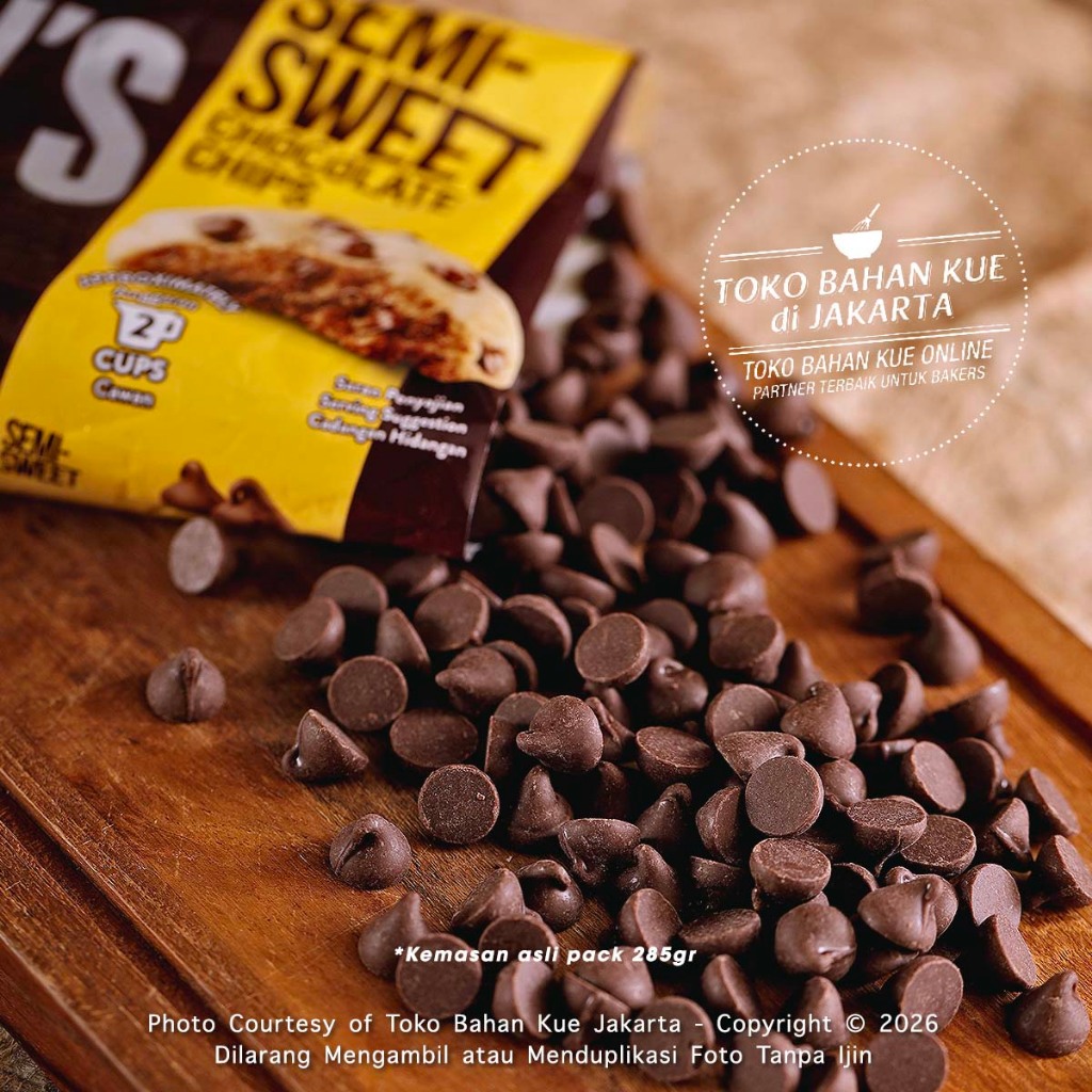 

Hershey Semi Sweet Chocolate Chips 100gr Hershey's Kitchen Baking Chip