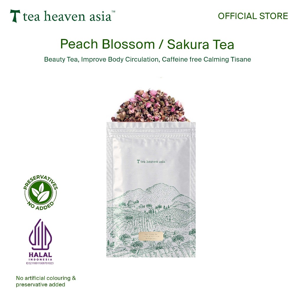 

Tea Heaven Peach Blossom Teh Bunga Persik