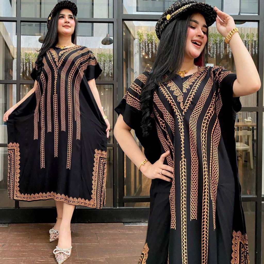 DASTER BATIK HITAM MANIS