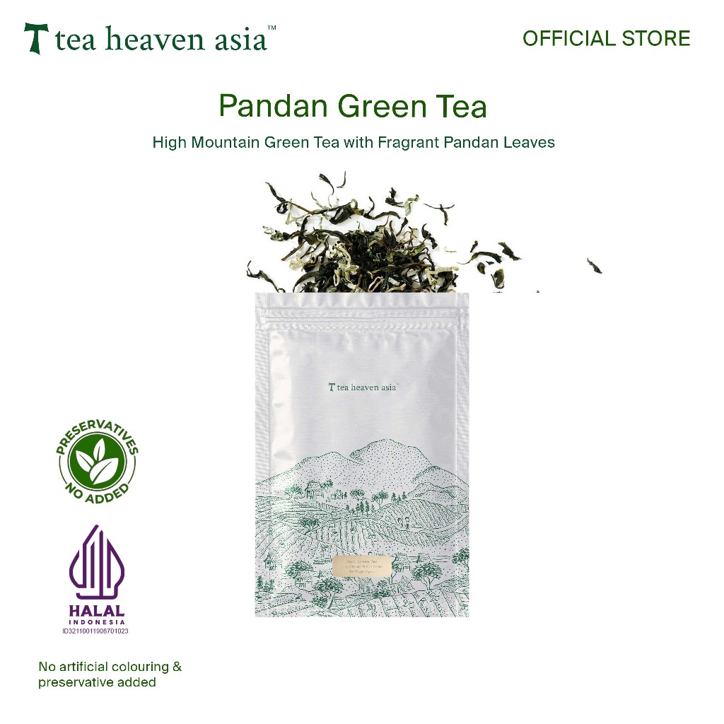

Tea Heaven Pure Pandan Tea Leaves Tisane Organik