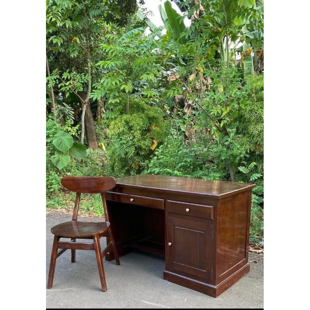 set meja kantor kursi ropan