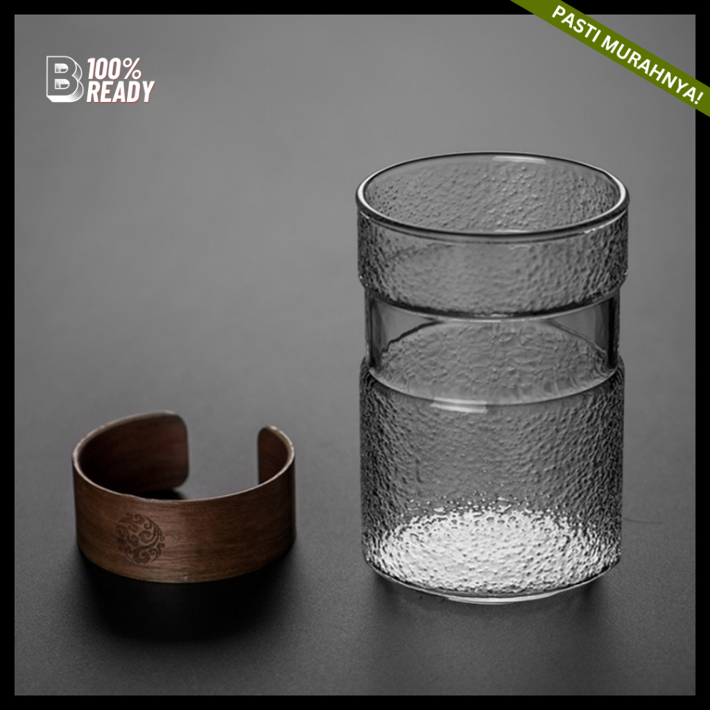 Gelas Kaca Cafe 350ml / Gelas Kopi / Gelas Kaca Aesthetic / Gelas Kopi Teh Japanese Style