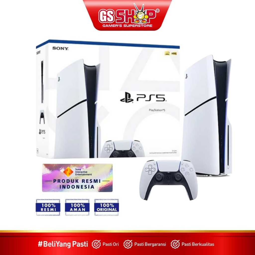 PS5 Console Slim Disc Version Sony Indonesia