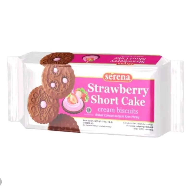 

SERENA SHORT CAKE STRAWBERRY 225 GRAM