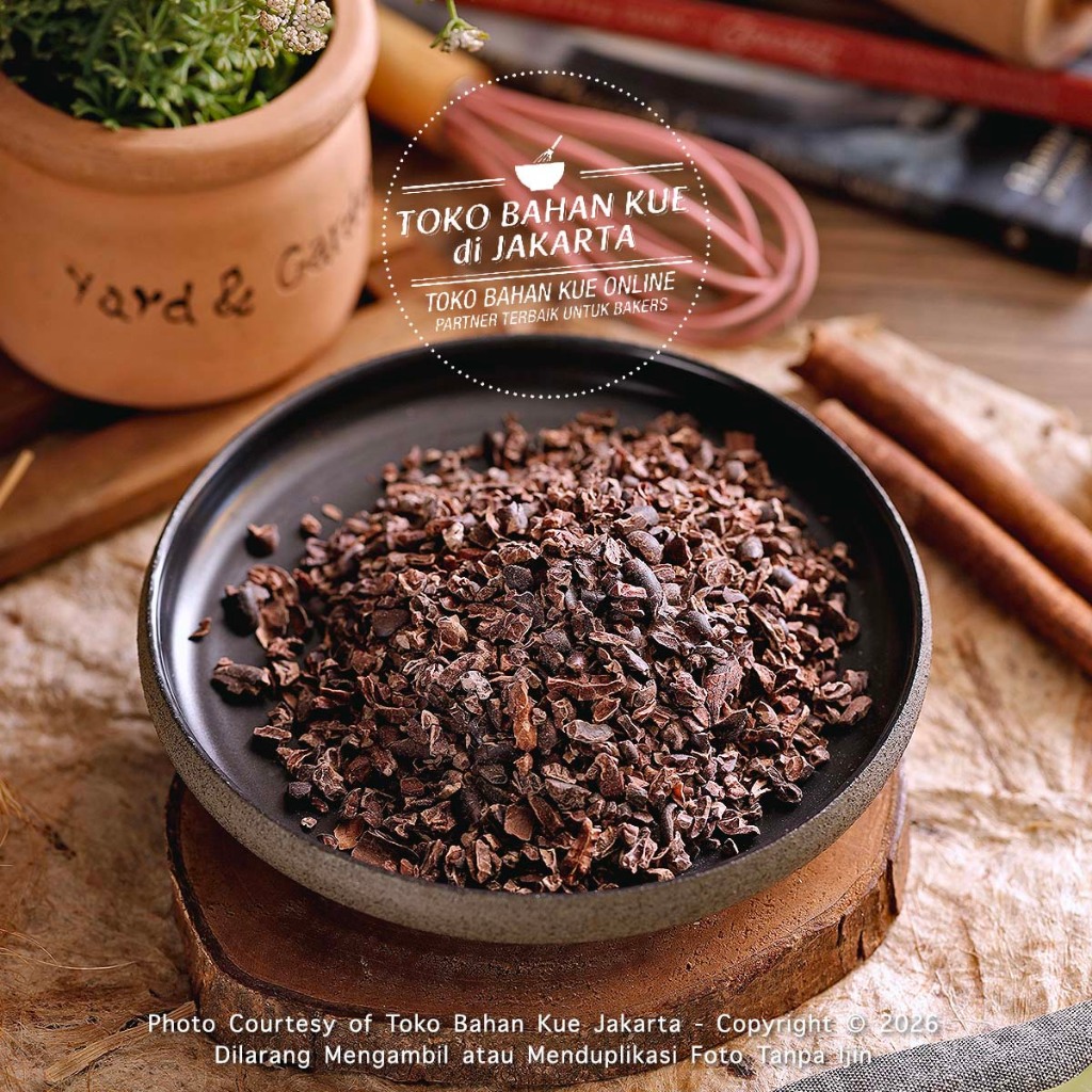 

Pure Cocoa - Raw Cacao 500gr Nibs Biji Kakao Cokelat Murni Coklat Biji Kacang Nibs Topping