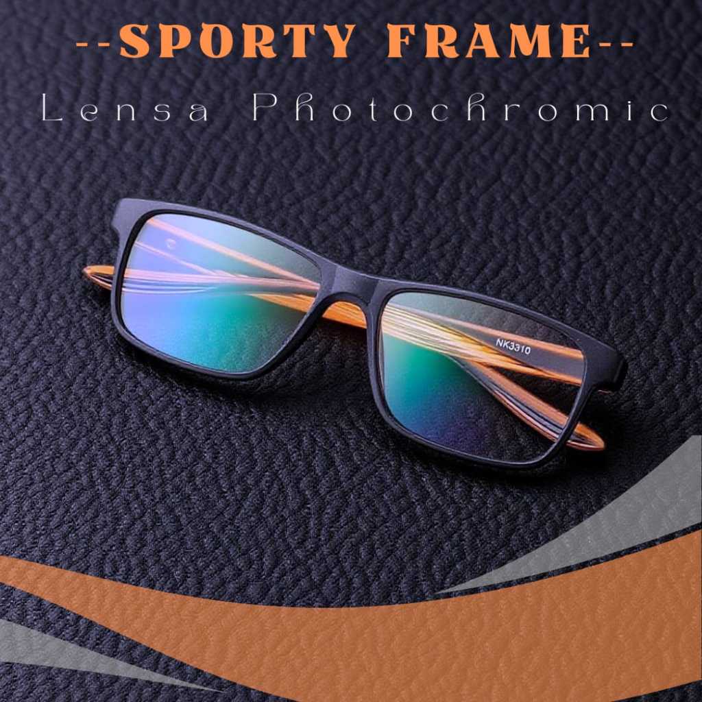 Kacamata Baca Dan Jalan Progresif Pria sport Anti Radiasi Kaca Mata Plus Usia 50 Ke Atas