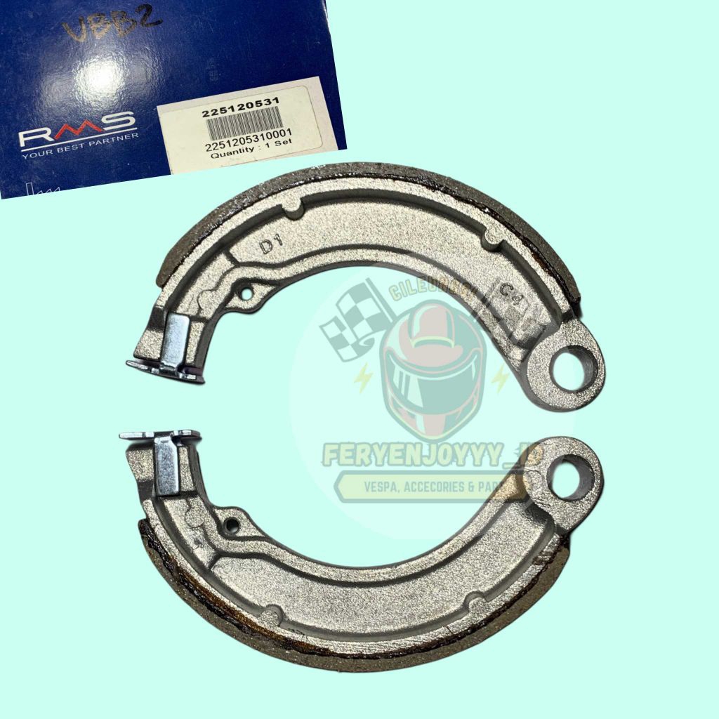 KAMPAS REM BELAKANG RMS ITALY VESPA VBA VBB VNB TUAS KAKI 2
