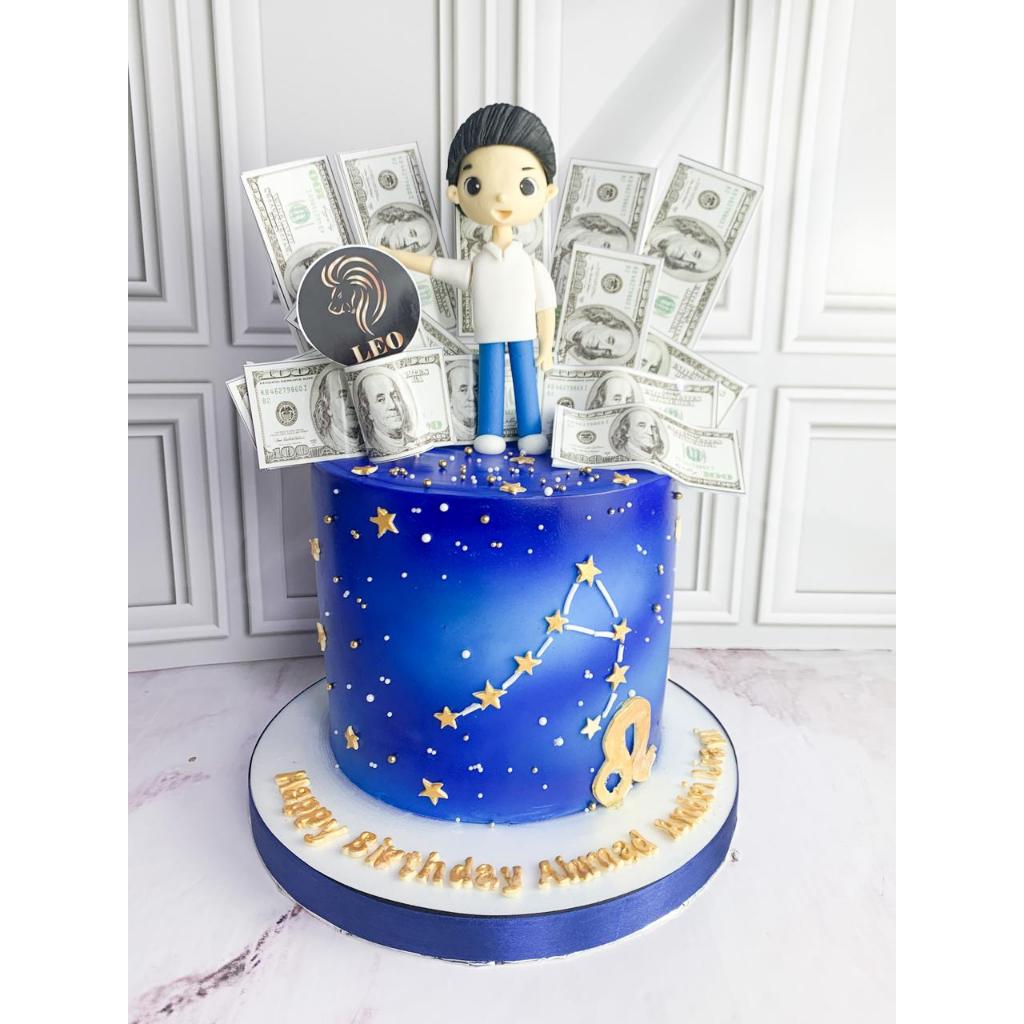 

Kue Ulang Tahun/Birthday Cake/Kue Ultah Tema Dollar/Kue Bintang Leo/Kue Birthday Jakarta