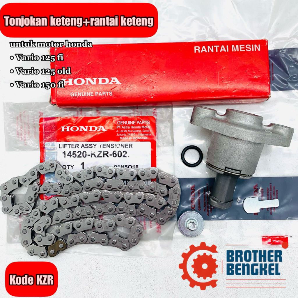Tonjokan keteng+rantai keteng KZR honda vario 125fi vario 125old