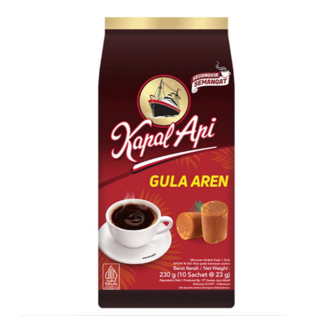 

KAPAL API KOPI GULA AREN 10 X 23 GR