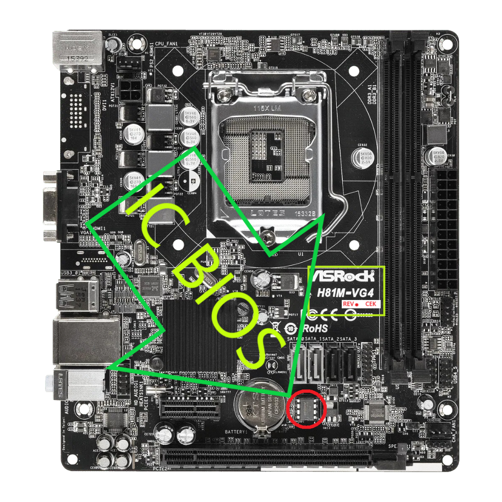 IC BIOS ASRock H81M-VG4