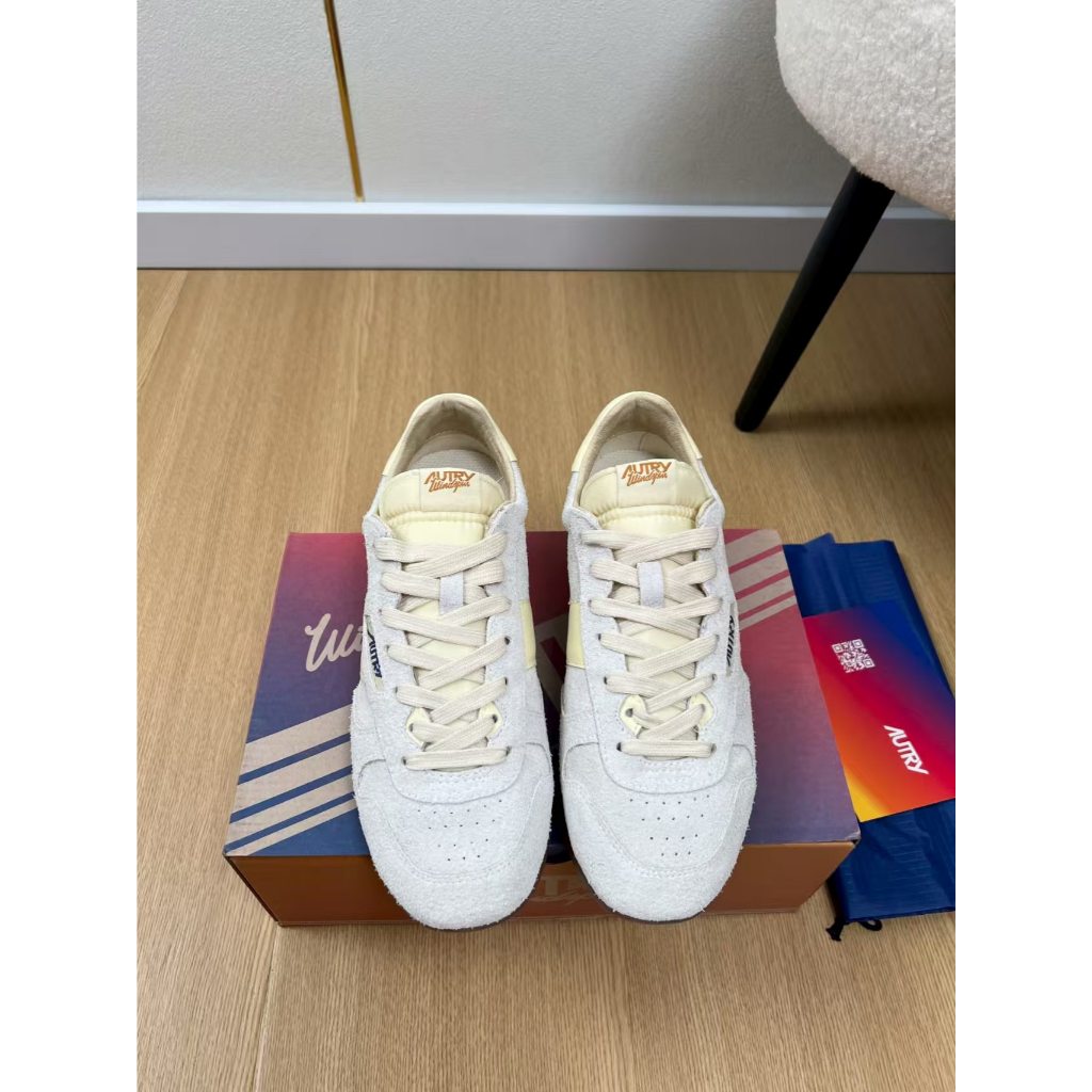 AUTRY WINDSPIN suede leather fashionable and versatile, simple and comfortable, low cut sports and l