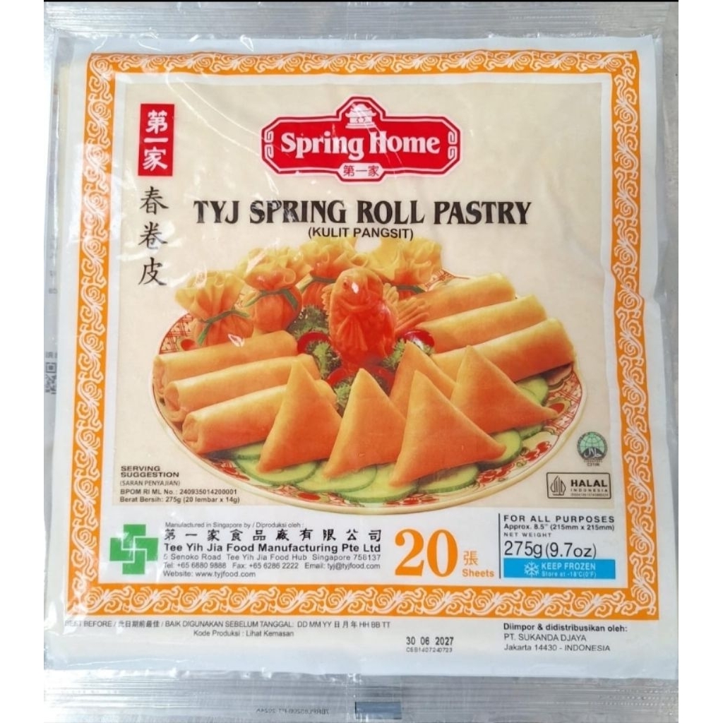 

Springroll Pastry Kulit Lumpia