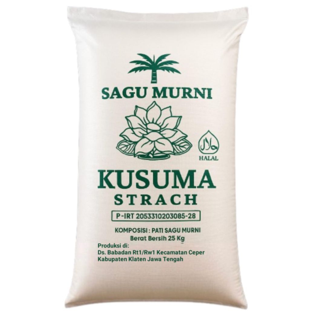 

25 KG Tepung Sagu Aren Merk Kusuma